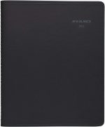 AT-A-GLANCE 2023 Weekly & Monthly Planner, QuickNotes, Quarter-Hourly Appointment Book, 8-1/4" x 11", Large, Monthly Tabs, Pocket, Black (7695005)